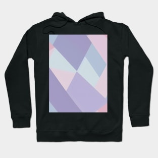 Abstract Geometric Pattern, purple and pink pastel Hoodie